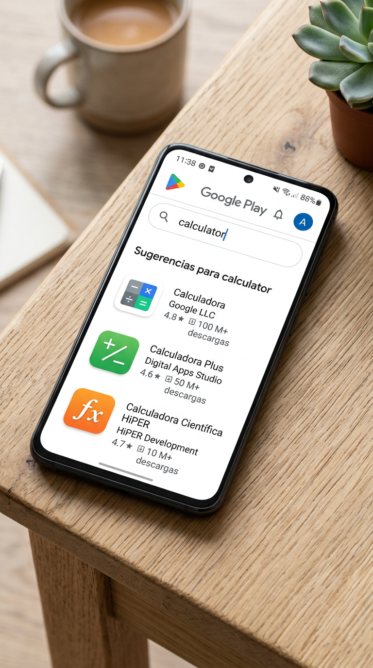 Google Play Store interface showing app search and discovery