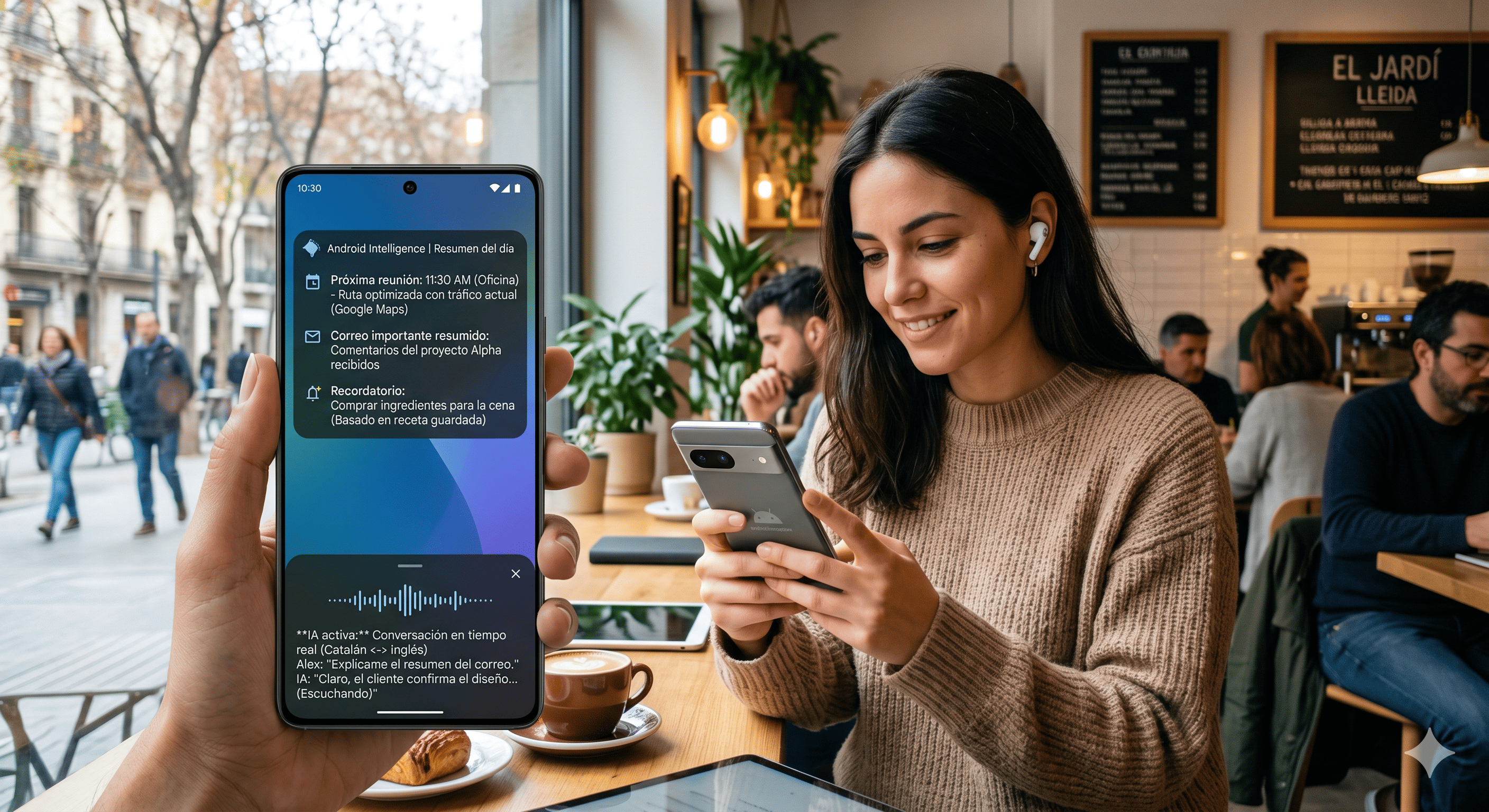 Imagen adaptada para el articulo sobre IA en Android 2026